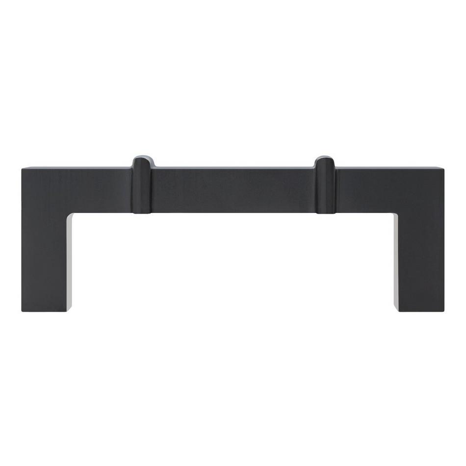 Marta Solid Brass Cabinet Pull - Matte Black - 3" Centers, , large image number 2