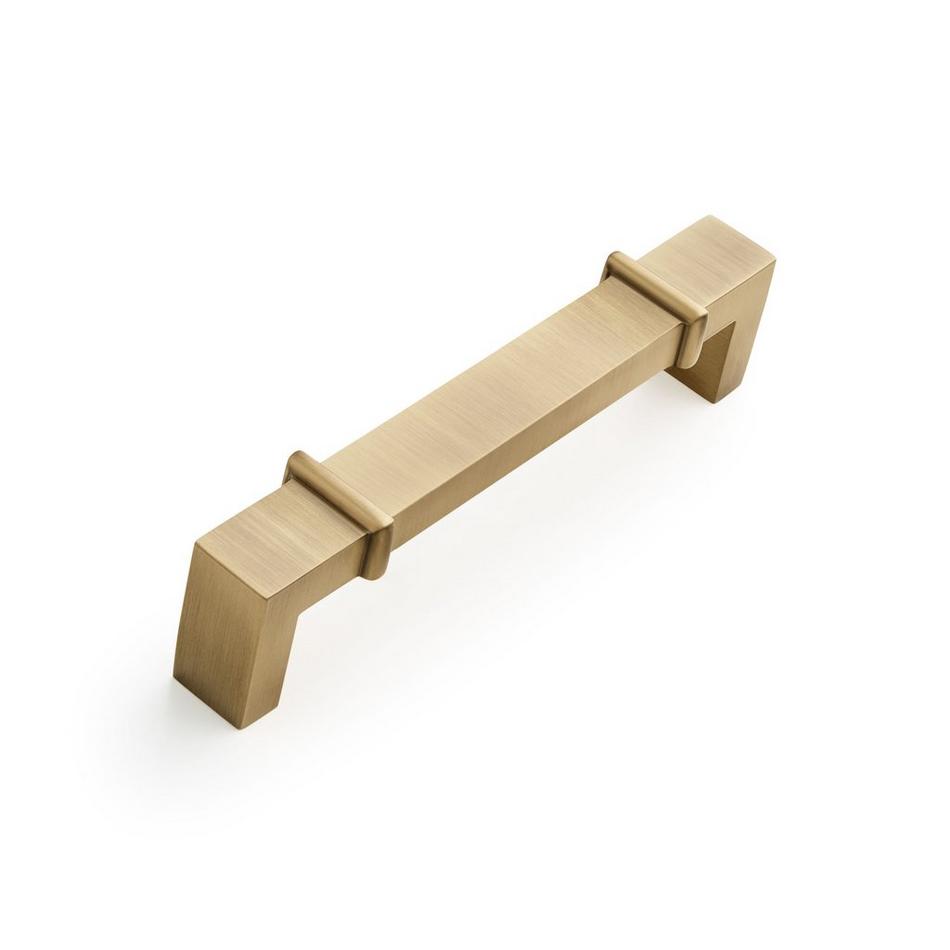 Marta Solid Brass Cabinet Pull - Antique Brass - 5-1/16" Centers, , large image number 0