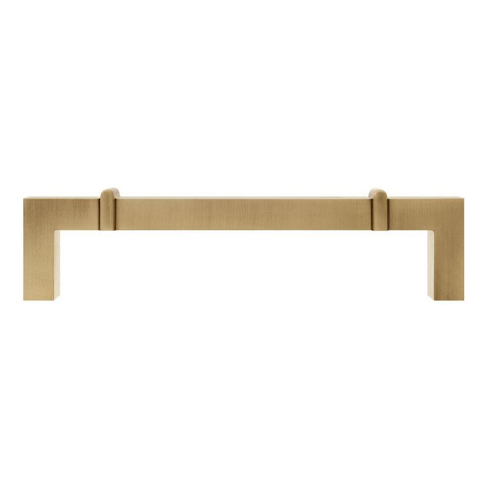 Marta Solid Brass Cabinet Pull - Antique Brass - 5-1/16" Centers, , large image number 2