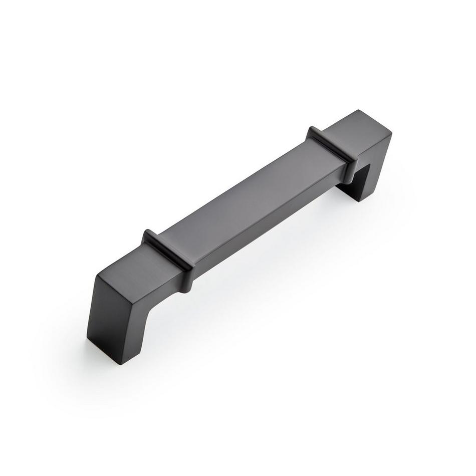 Marta Solid Brass Cabinet Pull - Matte Black - 5-1/16" Centers, , large image number 0