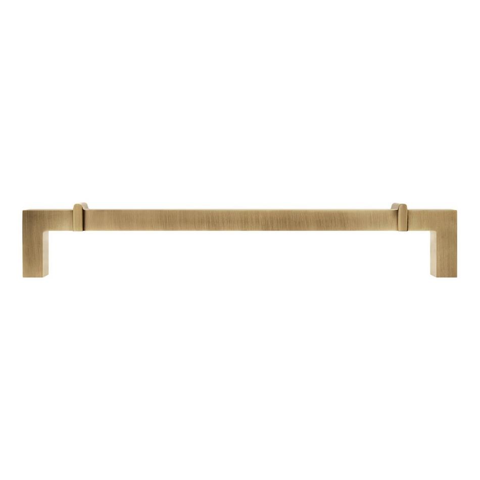Marta Solid Brass Cabinet Pull - Antique Brass - 7-9/16" Centers, , large image number 2