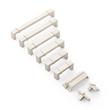 Marta Solid Brass Cabinet Pull - Brushed Nickel - 7-9/16" Centers, , large image number 1