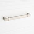 Marta Solid Brass Cabinet Pull - Brushed Nickel - 7-9/16" Centers, , large image number 3