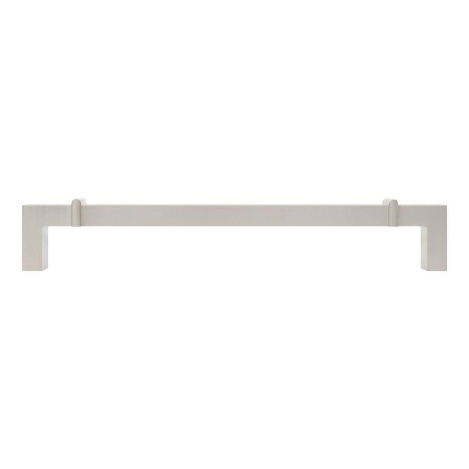 Marta Solid Brass Cabinet Pull - Brushed Nickel - 7-9/16" Centers, , large image number 2