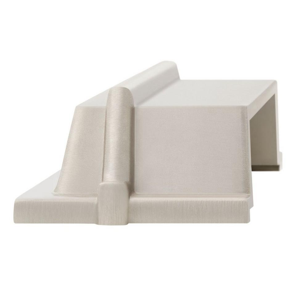 Marta Solid Brass Bin Pull - Brushed Nickel - 3" Centers, , large image number 2