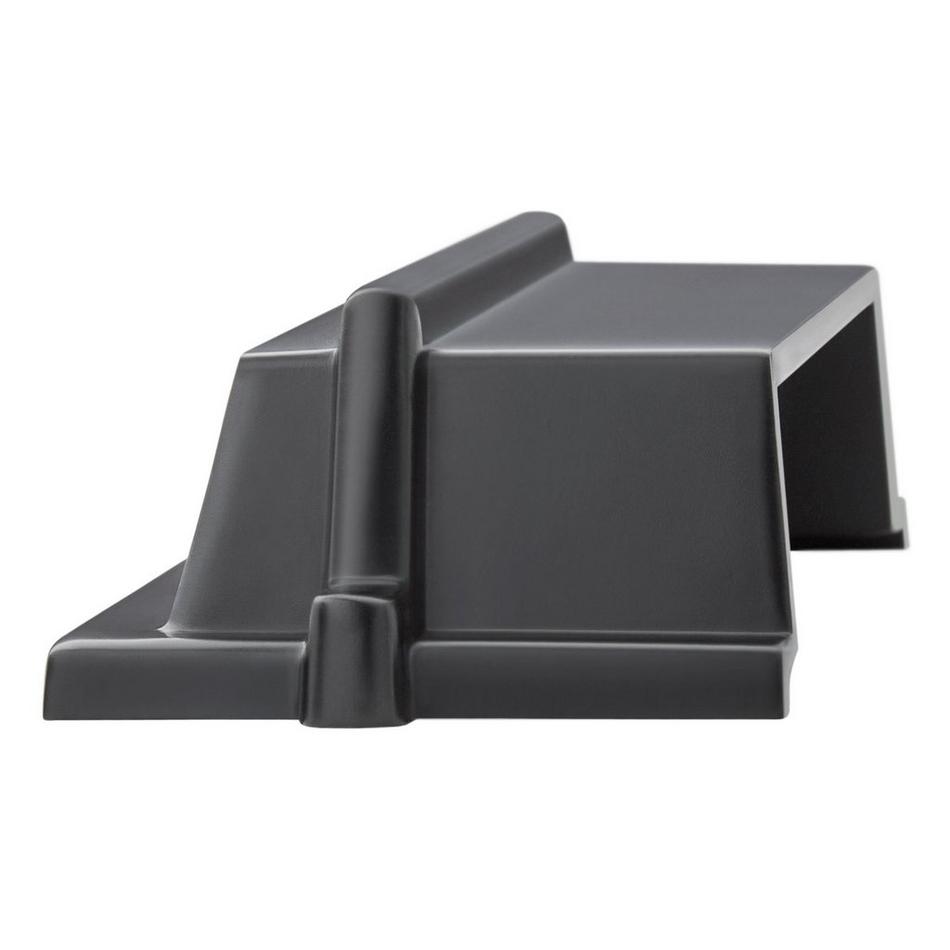 Marta Solid Brass Bin Pull - Matte Black - 3" Centers, , large image number 2