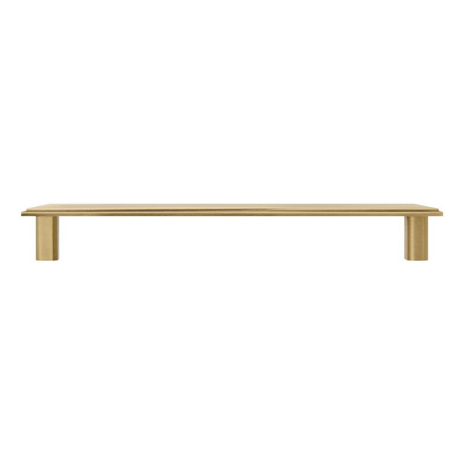 Bresnick Solid Brass Cabinet Pull - Antique Brass - 7-9/16" Centers, , large image number 2