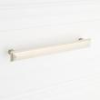 Bresnick Solid Brass Cabinet Pull - Brushed Nickel - 8-13/16" Centers, , large image number 3