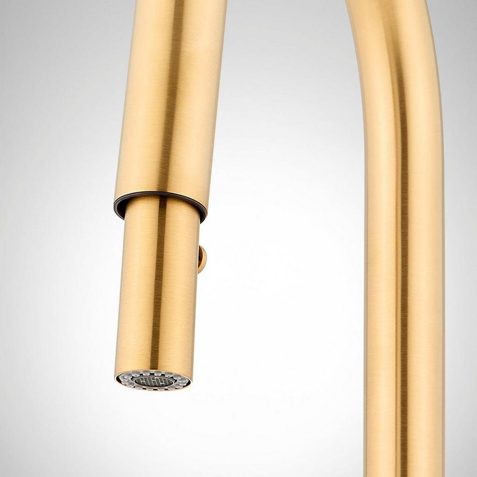 Ravenel Pull-Down Kitchen Faucet with Concealed Sprayer - Brushed Gold, , large image number 4