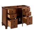 48" Theroux Vanity with Outlet - Tawny Brown - Vanity Cabinet Only, , large image number 1