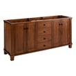 72" Theroux Double Vanity with Outlets - Tawny Brown - Vanity Cabinet Only, , large image number 0