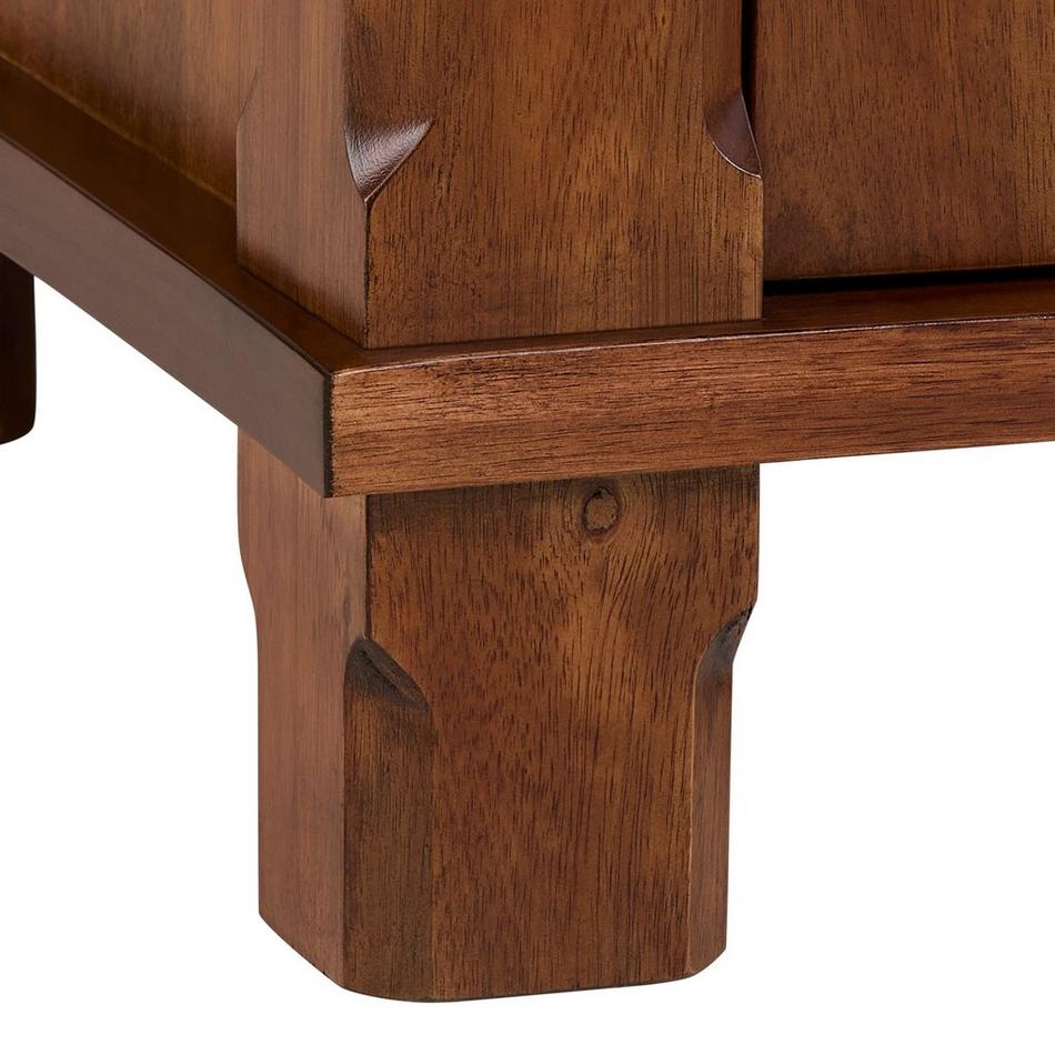 72" Theroux Double Vanity with Outlets - Tawny Brown - Vanity Cabinet Only, , large image number 4