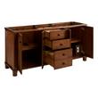 72" Theroux Double Vanity with Outlets - Tawny Brown - Vanity Cabinet Only, , large image number 1