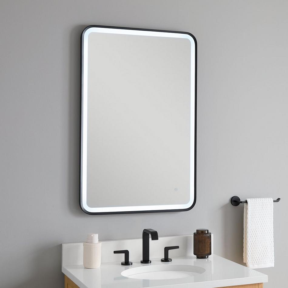 24" Faysel Rectangular Lighted Mirror, , large image number 0