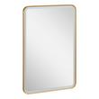 24" Faysel Rectangular Lighted Mirror - Brushed Gold, , large image number 3