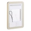 24" Faysel Rectangular Lighted Mirror - Brushed Gold, , large image number 4