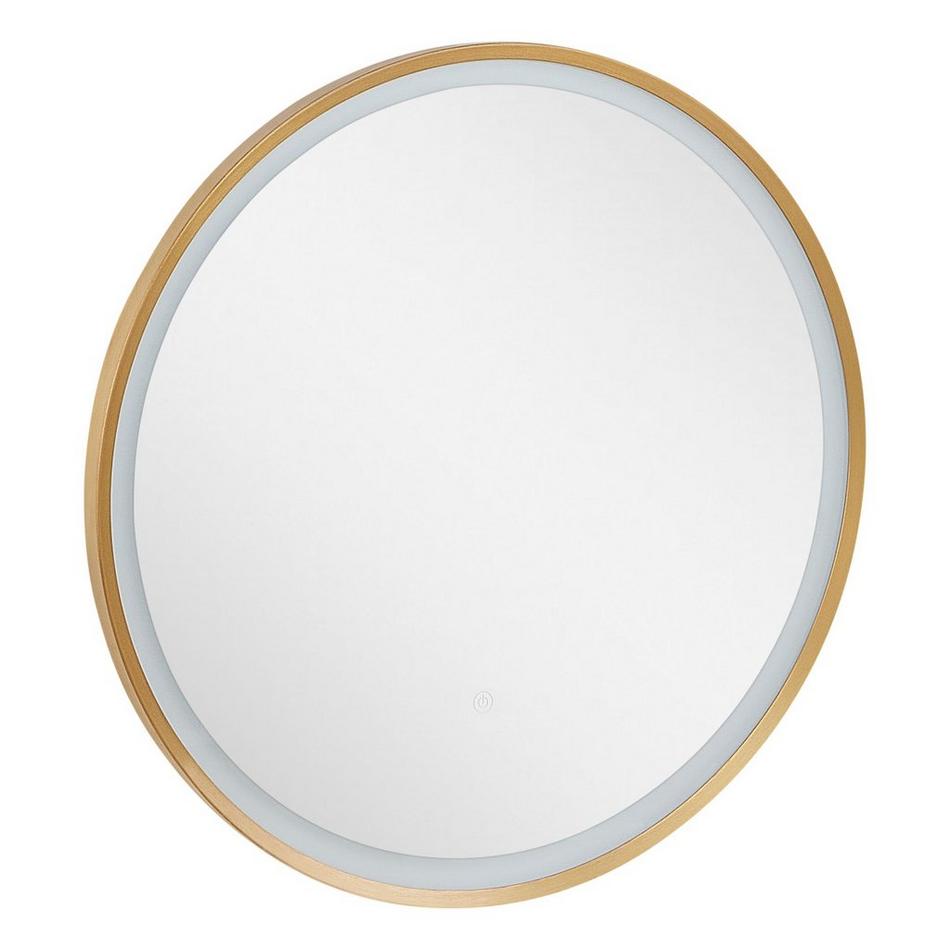 24" Faysel Round Lighted Mirror, , large image number 2