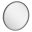 24" Faysel Round Lighted Mirror - Matte Black, , large image number 3