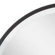 24" Faysel Round Lighted Mirror - Matte Black, , large image number 5