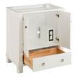 30" Theroux Vanity with Rectangular Undermount Sink - Outlet - Bright White - Carrara - No Hole, , large image number 2