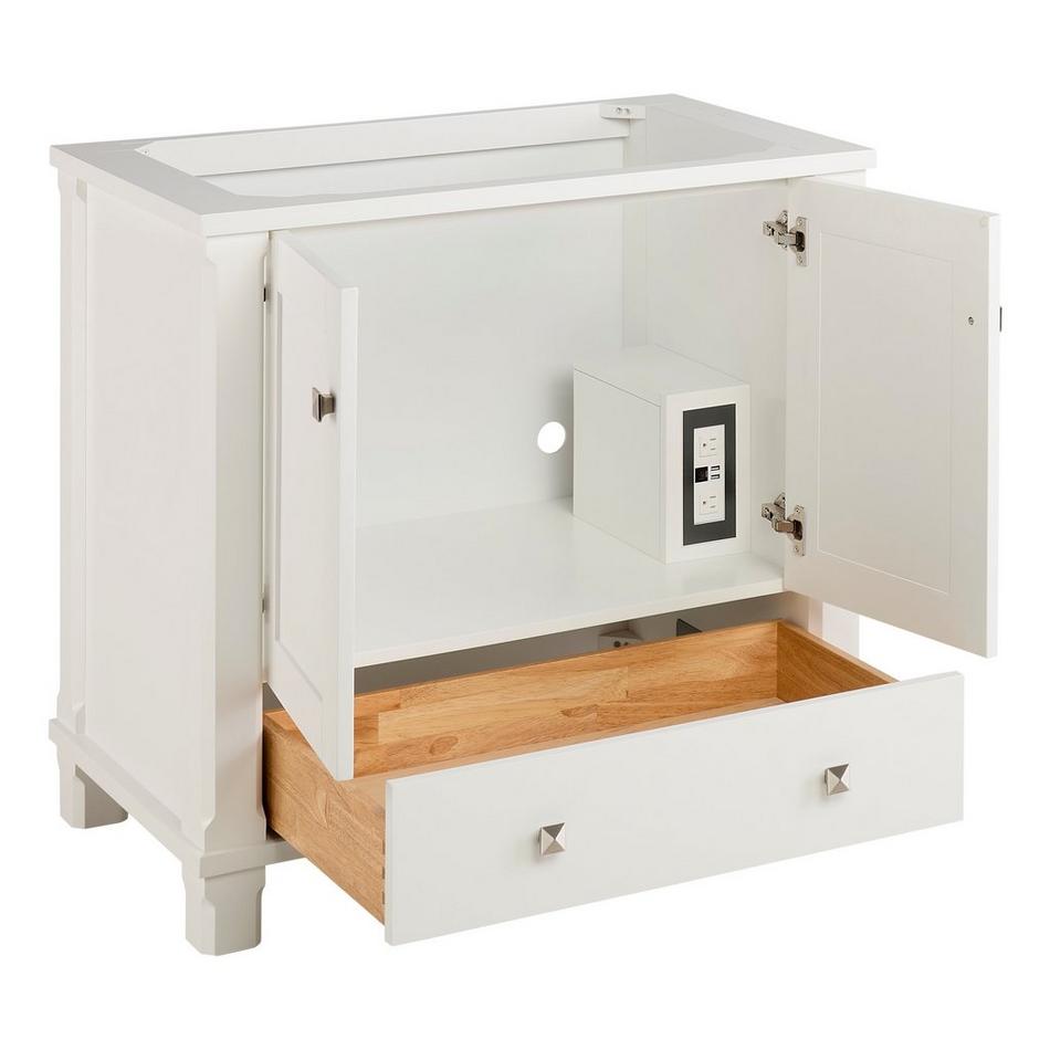 36" Theroux Vanity with Rectangular Undermount Sink - Outlet - Bright White, , large image number 4