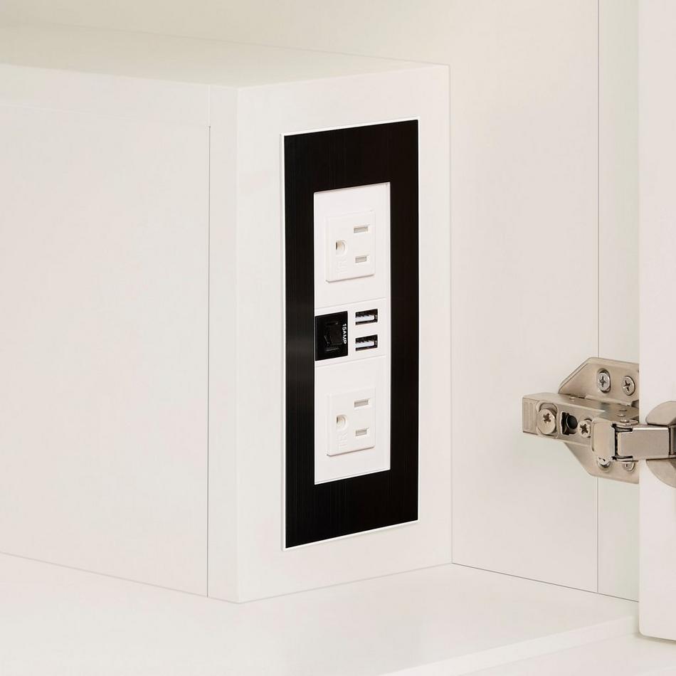 48" Theroux Vanity with Rectangular Undermount Sink - Outlet - Bright White, , large image number 8