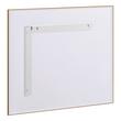 34" Kardon Rectangular Framed Mirror - Brushed Gold, , large image number 2