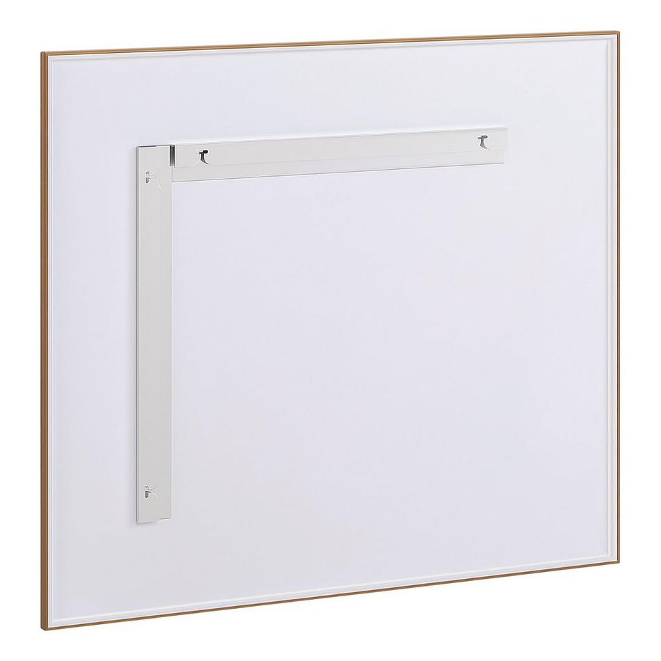 34" Kardon Rectangular Framed Mirror - Brushed Gold, , large image number 2