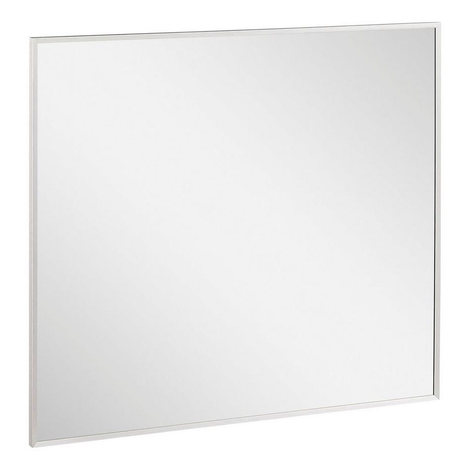 34" Kardon Rectangular Framed Mirror - Satin Nickel, , large image number 1