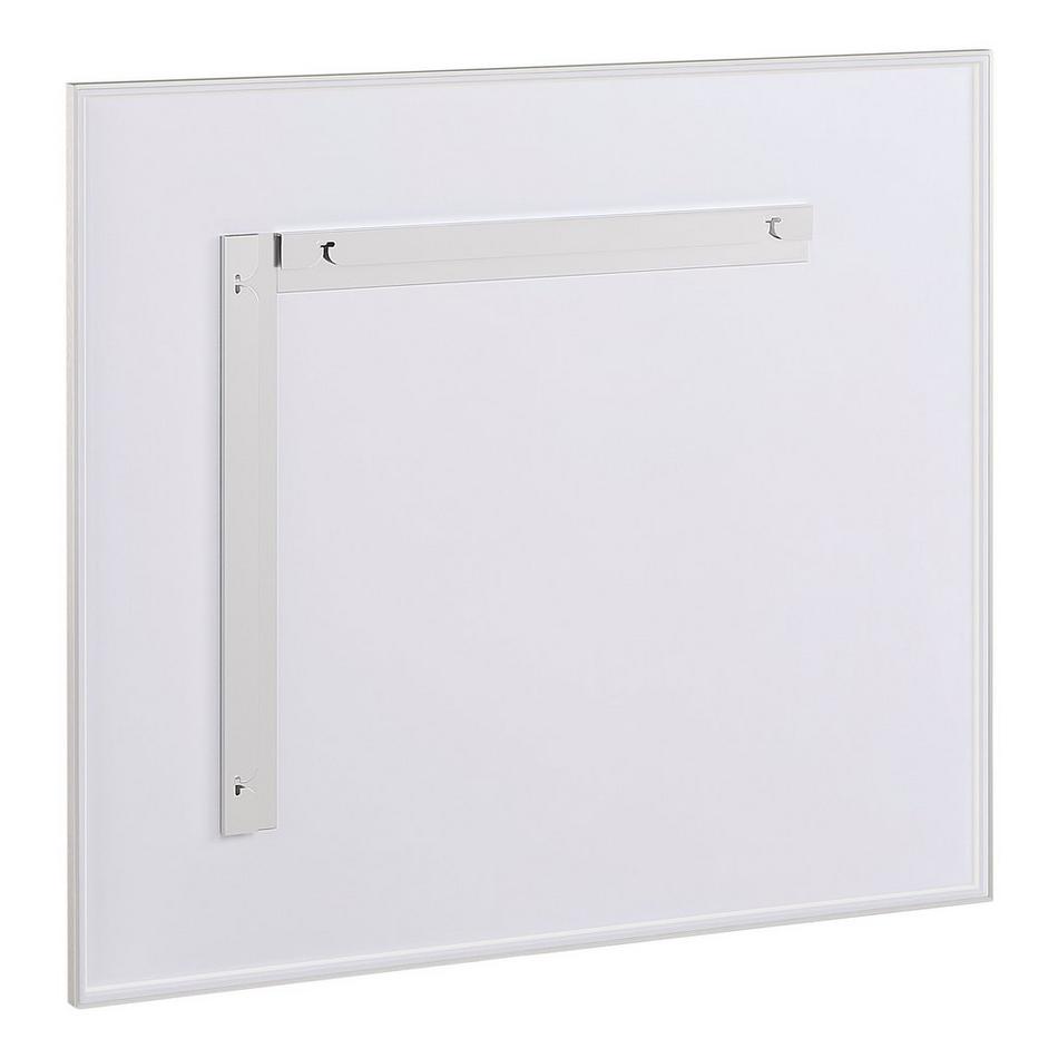 34" Kardon Rectangular Framed Mirror - Satin Nickel, , large image number 2