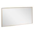 58" Kardon Rectangular Framed Mirror - Brushed Gold, , large image number 1