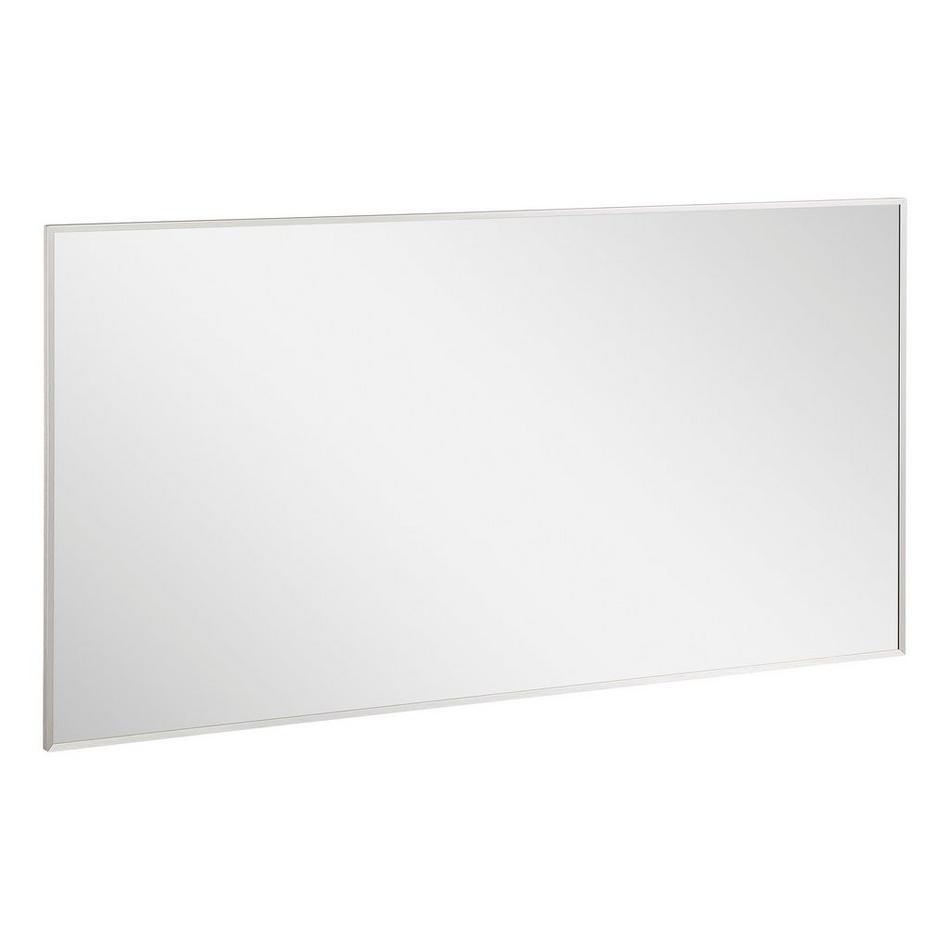 58" Kardon Rectangular Framed Mirror - Satin Nickel, , large image number 1