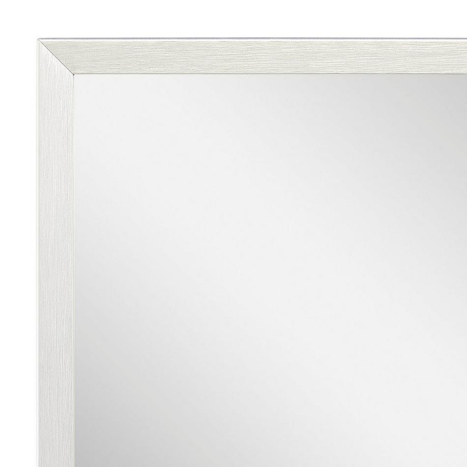 58" Kardon Rectangular Framed Mirror - Satin Nickel, , large image number 3