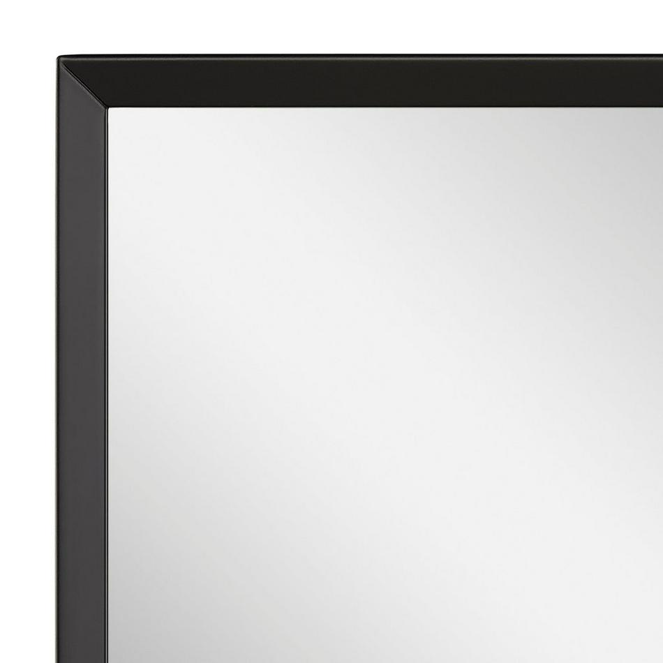 58" Kardon Rectangular Framed Mirror - Matte Black, , large image number 3