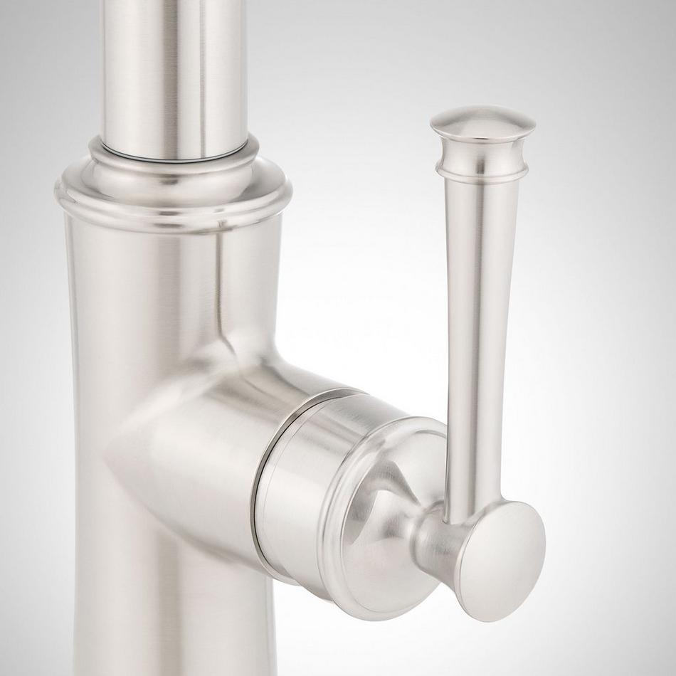 Beasley Single-Hole Pull-Down Bar Faucet - Stainless Steel, , large image number 3