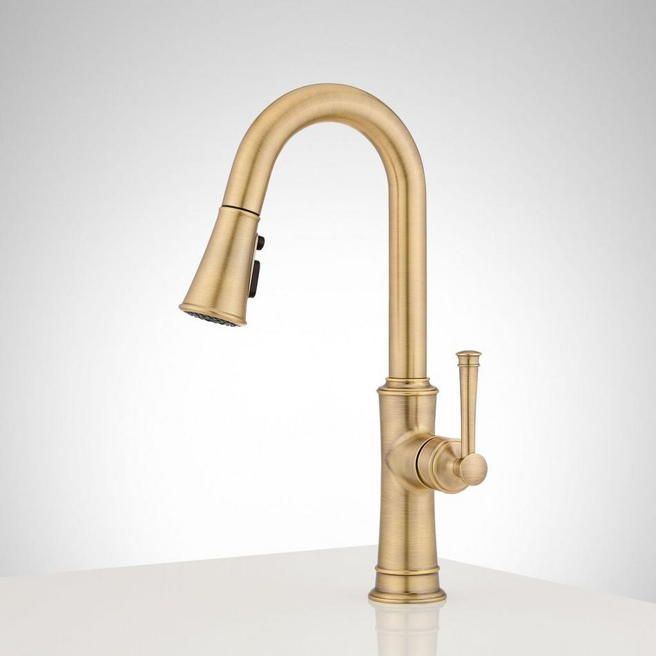 Beasley Single-Hole Pull-Down Bar Faucet, , large image number 1