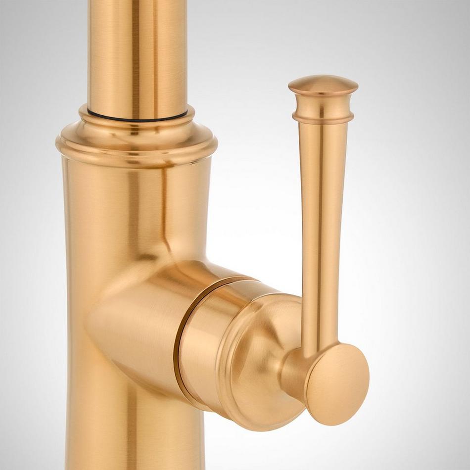 Beasley Single-Hole Pull-Down Bar Faucet - Brushed Gold, , large image number 3