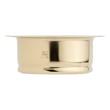Standard Garbage Disposer Flange & Stopper - Polished Brass, , large image number 1