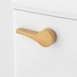 Sarasota Toilet Flush Handle - Brushed Gold, , large image number 0