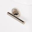 Millspring Low-Flow Two-Piece Elongated Toilet - White - Polished Nickel Handle, , large image number 6