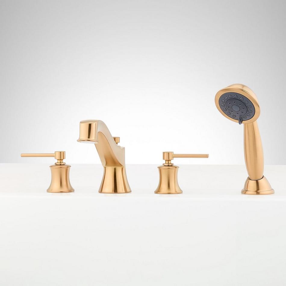 Pendleton 4-Hole Roman Tub Filler and Hand Shower, , large image number 2