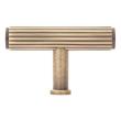 Brixlee Reeded Brass T Knob, , large image number 5