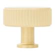 Brixlee Reeded Brass Round Knob - Satin Brass, , large image number 2