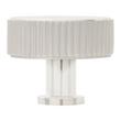 Brixlee Reeded Brass Round Knob - Brushed Nickel/Polished Nickel, , large image number 2