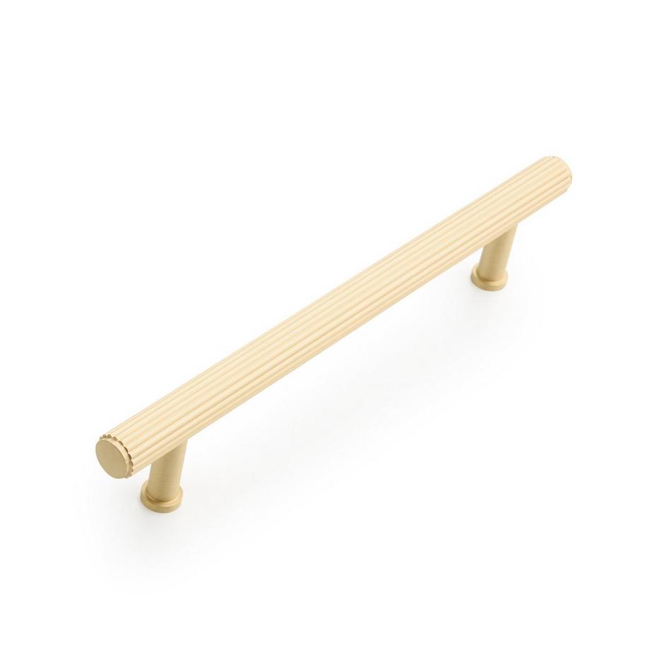 Brixlee Reeded Brass Cabinet Pull, , large image number 3