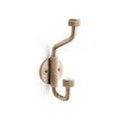 Brixlee Reeded Brass Double Hook, , large image number 3