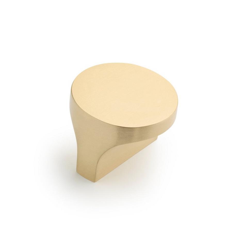 Pleso Brass Round Cabinet Knob, , large image number 3