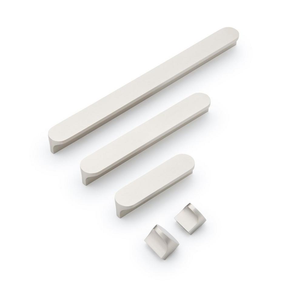 Pleso Brass 3-Position Adjustable Oversized Cabinet Pull - Brushed Nickel, , large image number 1