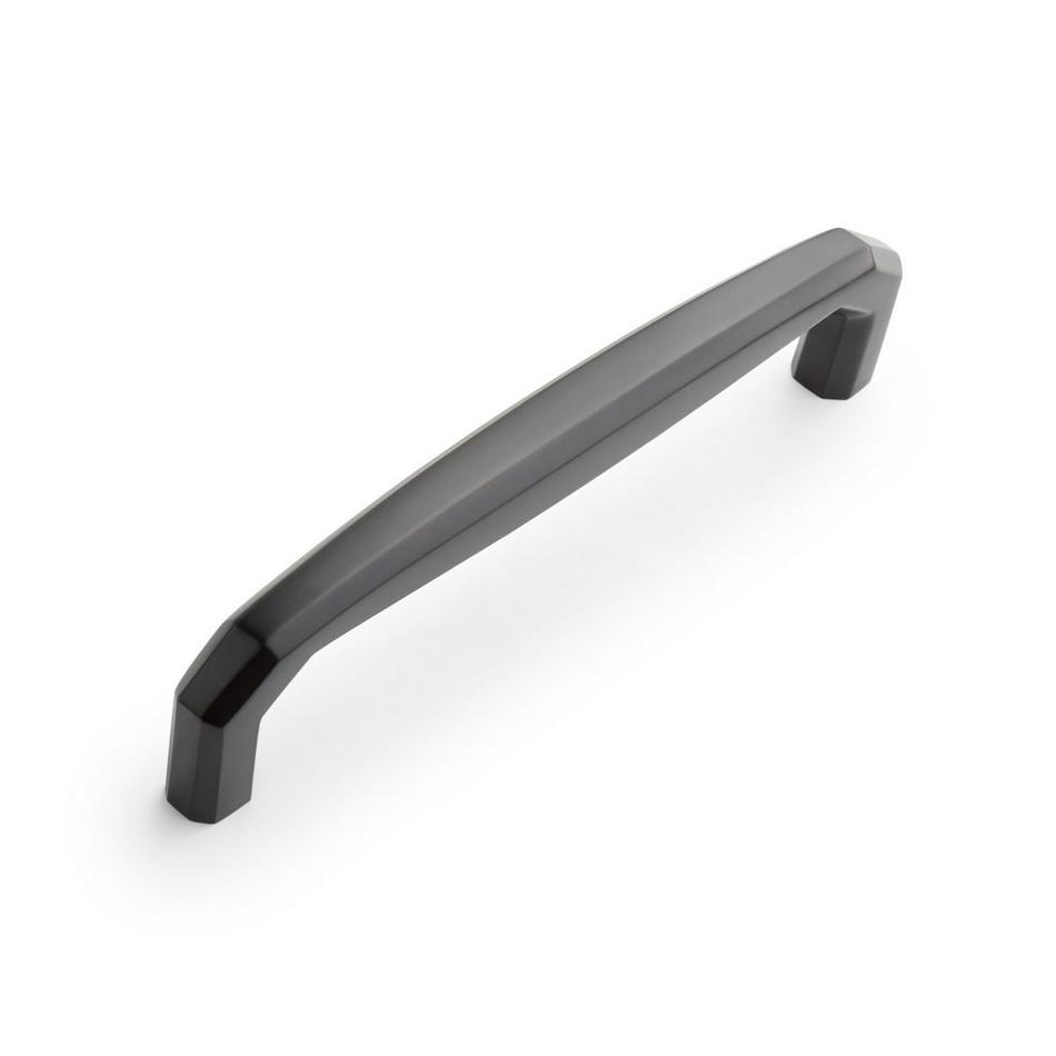 Ponderay Brass Cabinet Pull - Matte Black - 5-1/8" Centers, , large image number 0