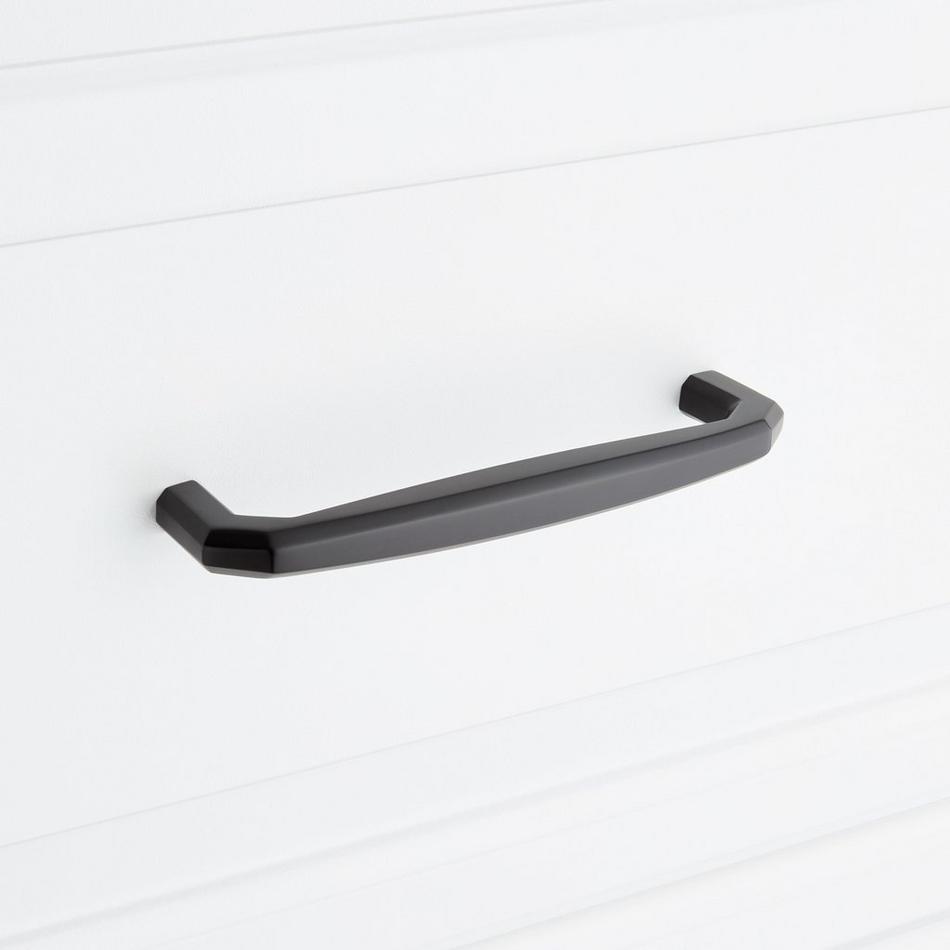 Ponderay Brass Cabinet Pull - Matte Black - 5-1/16" Centers, , large image number 3